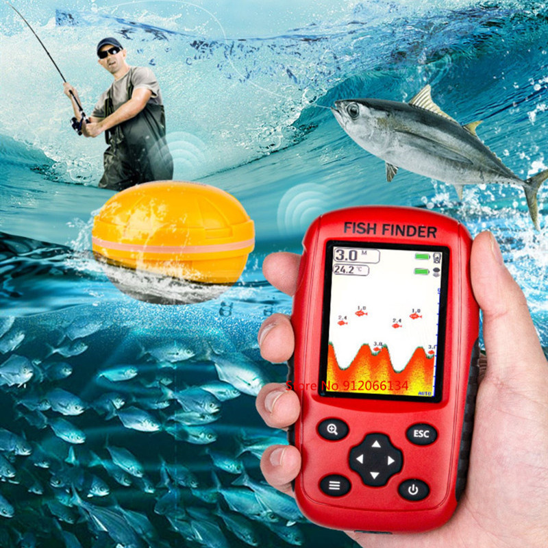 Wireless Fish Finder Portable  - Fish Finder Transducer ulasan dan harga