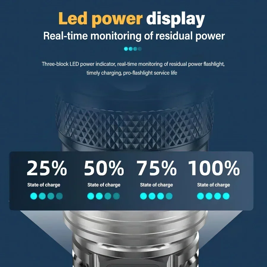 High Strong Power Led Flashlig - Fishing Light ulasan dan harga