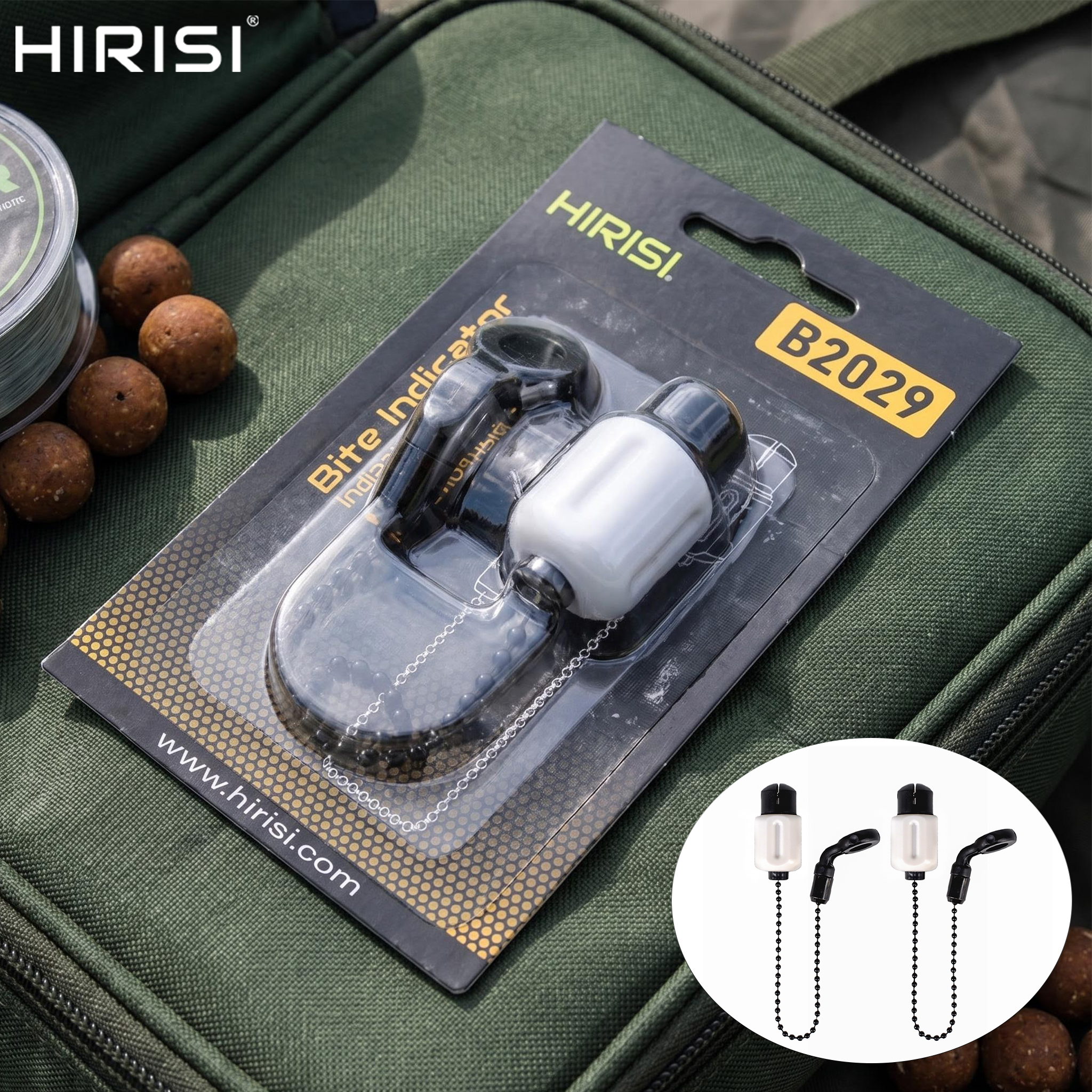 Hirisi Brass Chain Carp Fishin - Bite Indicator ulasan dan harga