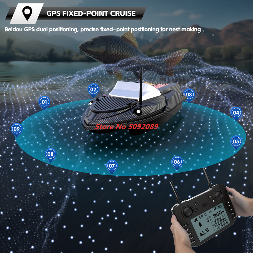 12V Night Fishing Carp Boat Fi - Fish Finder Gps ulasan dan harga