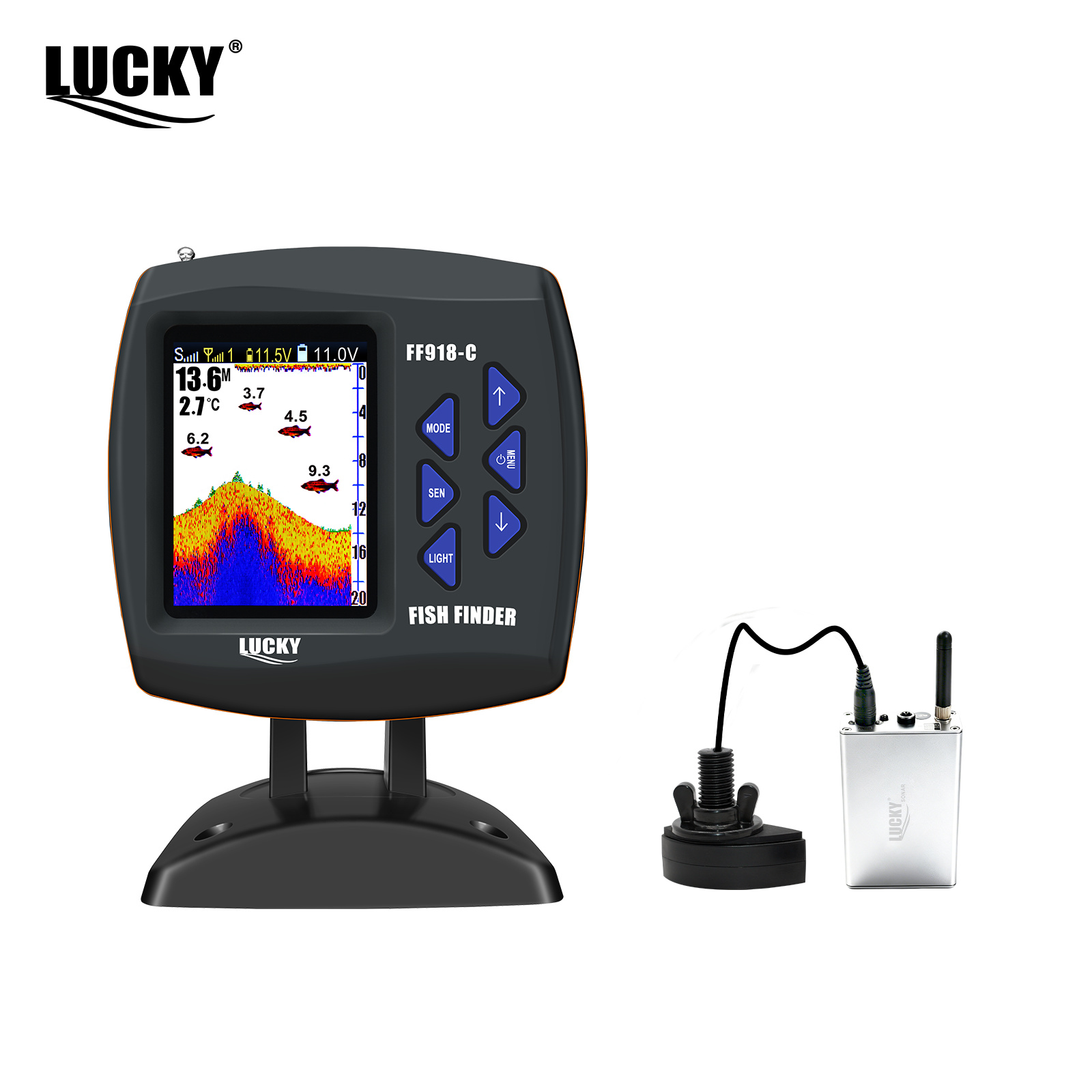 Lucky FF918 Wireless Remote Co - Fish Finder Portable ulasan dan harga