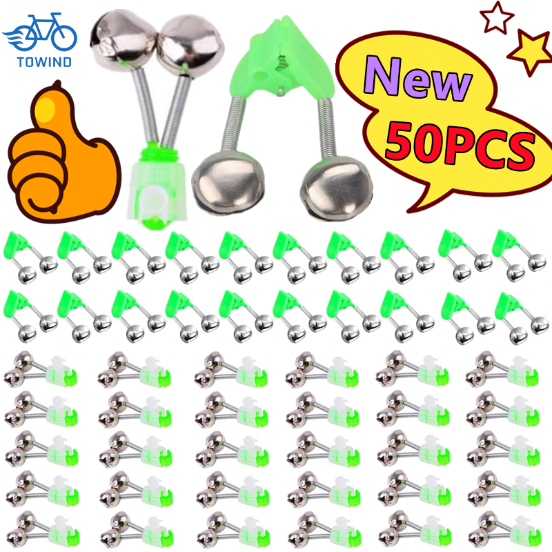 50-5PCS Double Bells Fishing I - Fish Alarm ulasan dan harga