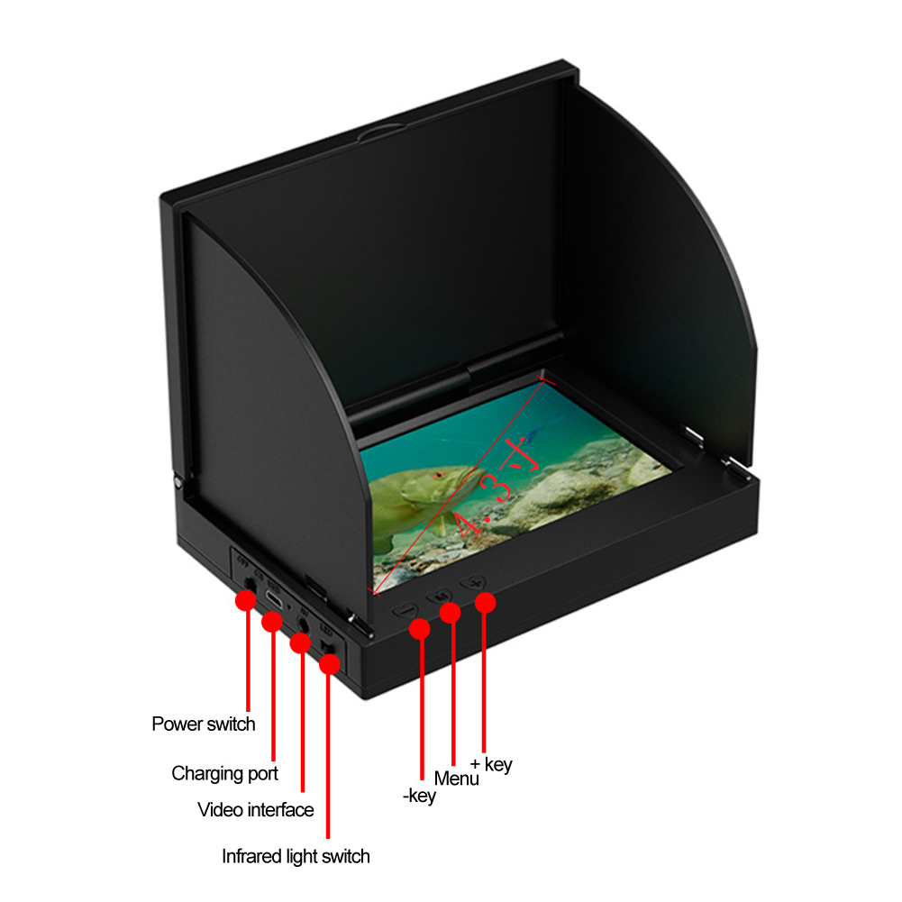 4.3 Inch HD Screen Fish Finder - Fish Finder Portable ulasan dan harga