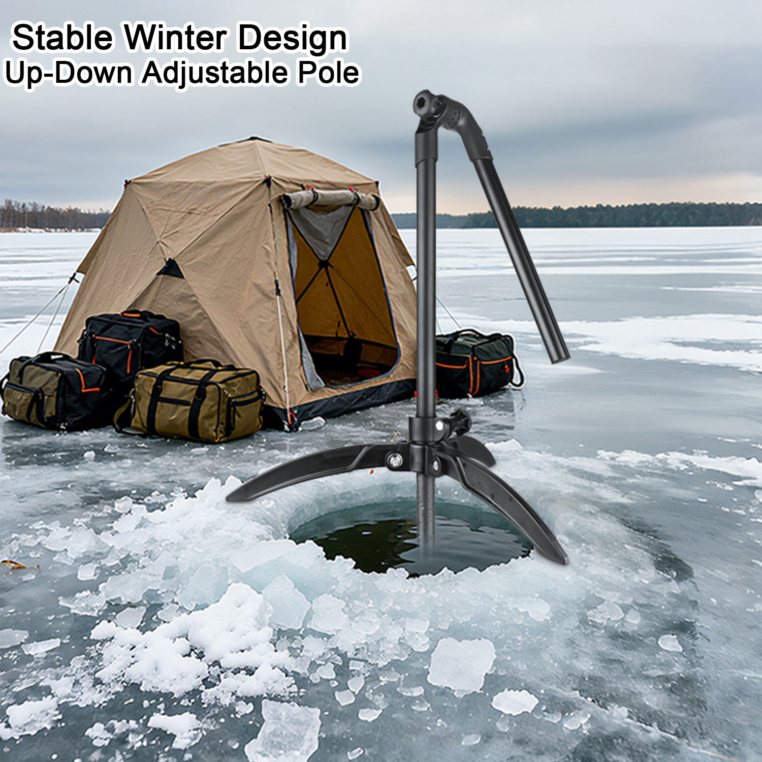 Ice Fishing Transducer Pole Mo - Fish Finder Mount ulasan dan harga